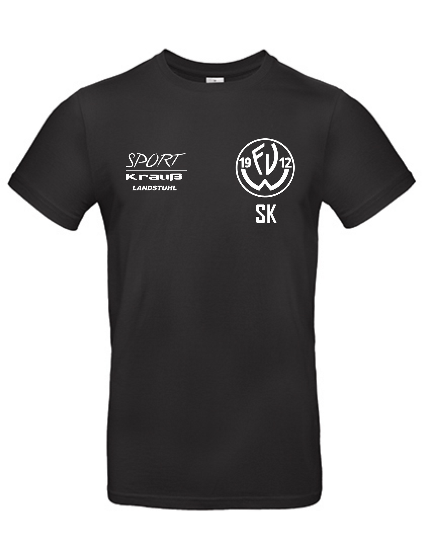 B&C E190 Baumwollshirt Schwarz